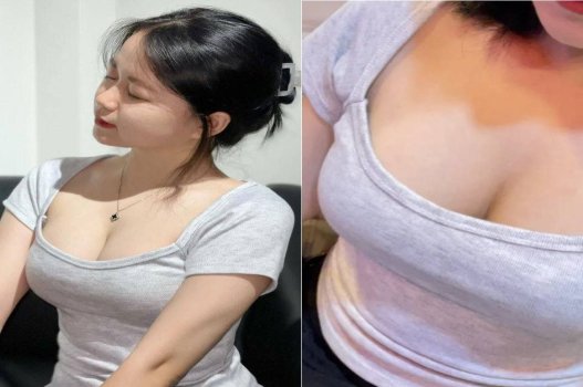 Cô gái ngực lớn được bạn trai yêu thương hết lòng