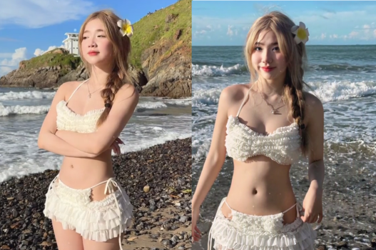 Cô nàng Ngọc Diễm quyến rũ tìm kiếm mật ngọt từ những ông chú